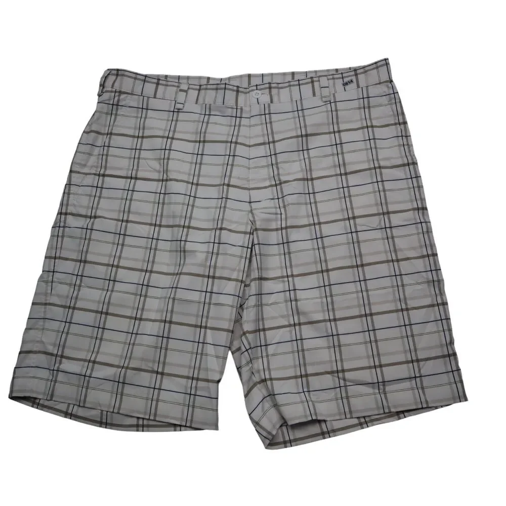 Nike Shorts Mens Plaid 38 Dri-Fit Golf Lightweight Hiking Casual